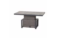 Siena Garden Corido Lifttisch 130x75cm Alu/Geflecht/Keramik H16704