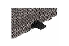 Siena Garden Corido Lifttisch 130x75cm Alu/Geflecht/Keramik H16704