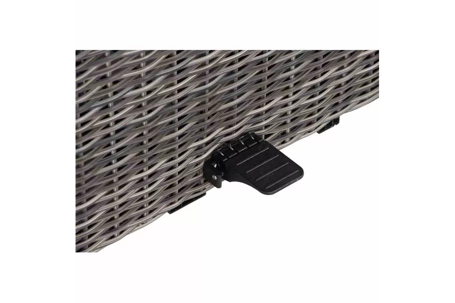 Siena Garden Corido Lifttisch 130x75cm Alu/Geflecht/Keramik H16704