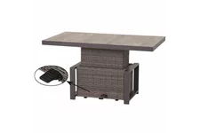 Siena Garden Corido Lifttisch 130x75cm Alu/Geflecht/Keramik H16704