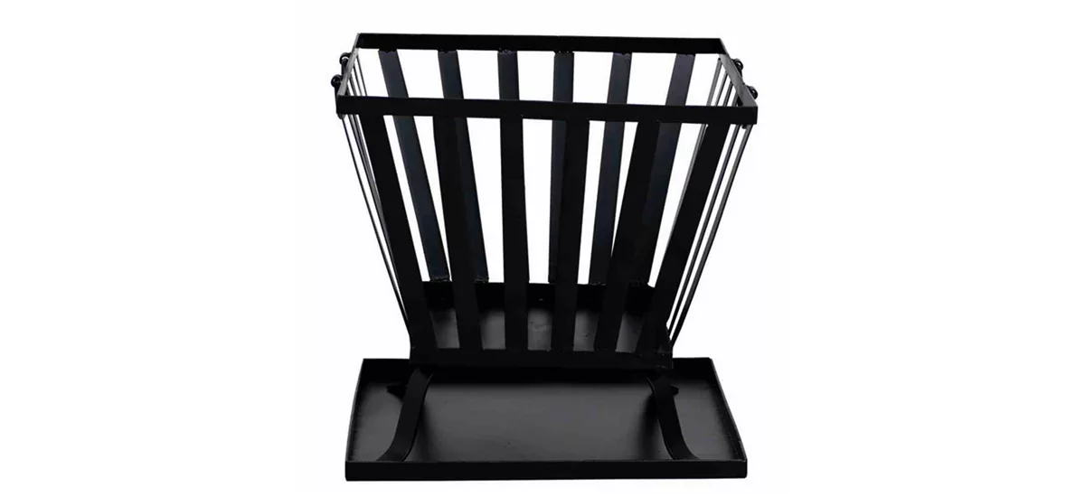 Siena Garden Feuerkorb Torino, 44x44x37cm schwarz Stahl 405608