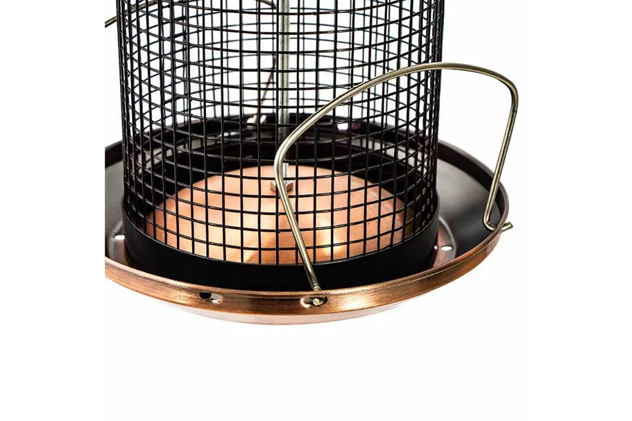 Siena Garden Futtersäule für Nüsse 31cm Kupfer D70015