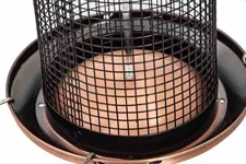 Siena Garden Futtersäule für Nüsse 31cm Kupfer D70015