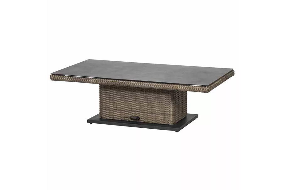Siena Garden Loungetisch Teramo, 130x75 cm anthrazit 254997