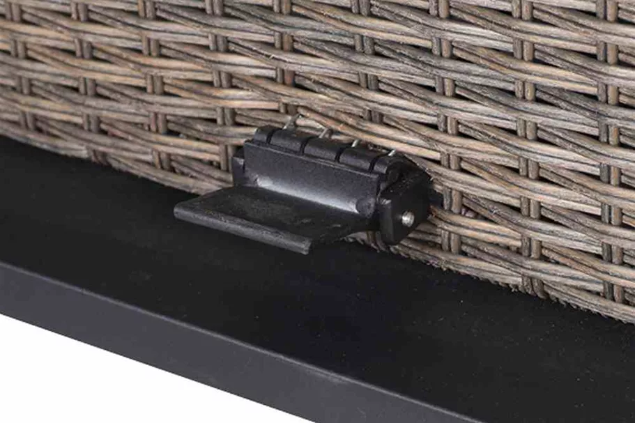 Siena Garden Loungetisch Teramo, 130x75 cm anthrazit 254997