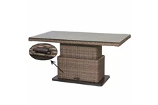 Siena Garden Loungetisch Teramo, 130x75 cm anthrazit 254997