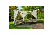 Siena Garden Seitenteile zu Pavillon Berlino 2er Set 3x3 m, weiß J05233
