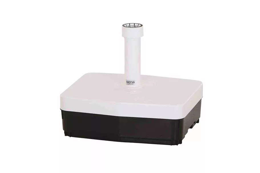 Siena Garden Schirmständer 45 kg, 49x41x16 cm weiß J40994